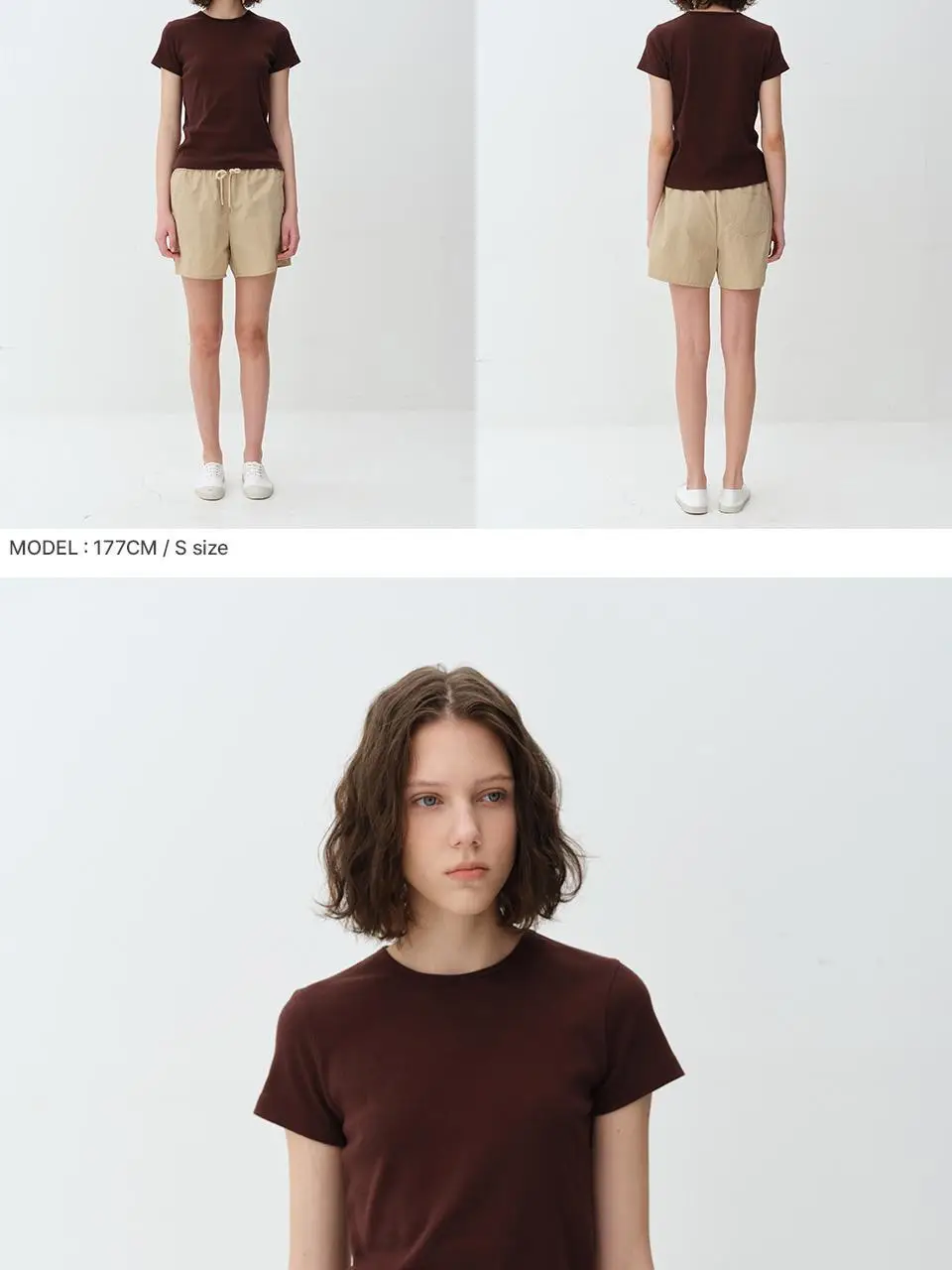 [모음전] BASIC RIBBED T-SHIRTS - 5color 상세페이지 15